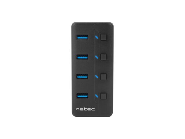 HUB NATEC MANTIS 2 USB 3.0 4 PUERTOS ON OFF CON ALIMENTADOR 5901969425284 NHU-1557