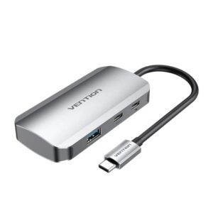 Hub USB Tipo-C Vention TNDHB/ 3xUSB/ 1xUSB Tipo-C/ 1xUSB Tipo-C PD 6922794753464 TNDHB VEN-HUB TNDHB