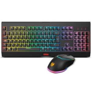 KROM KABALA  Kit Teclado y Ratón Wireless RGB SP 8436587974359 NXKROMKBLSP