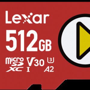 Lexar PLAY microSDXC UHS-I Card 512 GB Clase 10 0843367121793 | P/N: LMSPLAY512G-BNNNG | Ref. Artículo: 1377036