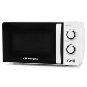 Microondas Orbegozo MIG 2130/ 700W/ Capacidad 20L/ Función Grill/ Blanco 8435568400771 17542 ORB-PAE-MIC MIG 2130