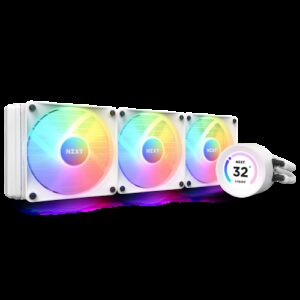 NZXT Kraken Elite 360 RGB Procesador Sistema de refrigeración líquida todo en uno 12 cm Blanco 1 pieza(s) 5056547202280 | P/N: RL-KR36E-W1 | Ref. Artículo: 1382159