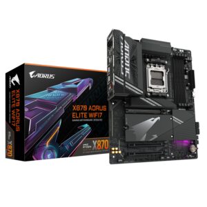 PLACA BASE GIGABYTE X870 AORUS ELITE WIFI7 AM5 ATX 4XDDR5 4719331864811 X870 A ELITE WIFI7 1.0