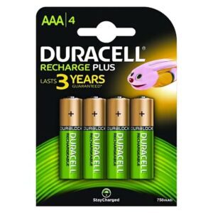 Pack de 4 Pilas AAA Duracell HR3-B/ 1.2V/ Recargables 5000394090231 HR3-B DRC-PILA HR3-B