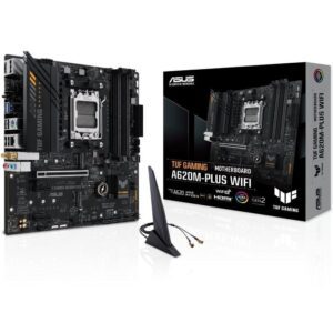 Placa Base Asus TUF GAMING A620M-PLUS WiFi Socket AM5/ Micro ATX 4711387164266 90MB1F00-M0EAY0 ASU-PB TUF GAM A620M-PLUS WI