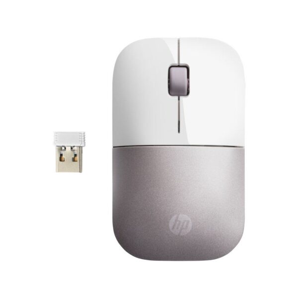 Ratón Inalámbrico HP Z3700/ Hasta 1200 DPI/ Blanco y Rosa - Imagen 2