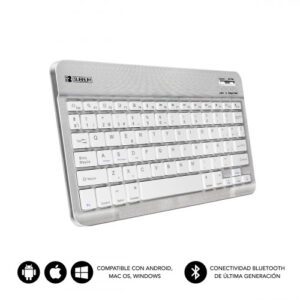 SUBBLIM Teclado Bluetooth Smart BT Keyboard Silver 8436586740566 | P/N: SUB-KBT-SM0001 | Ref. Artículo: 1331918