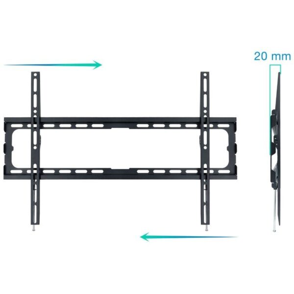 Soporte de Pared Fijo TooQ LP1080F-B para TV de 37-80"/ hasta 45kg - Imagen 2