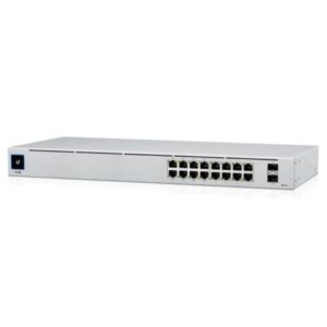 Switch Gestionable Ubiquiti USW-16-POE 16 Puertos/ RJ-45 Gigabit 10/100/1000 / SFP/ PoE 817882028547 USW-16-POE UBI-SWITCH USW-16-POE