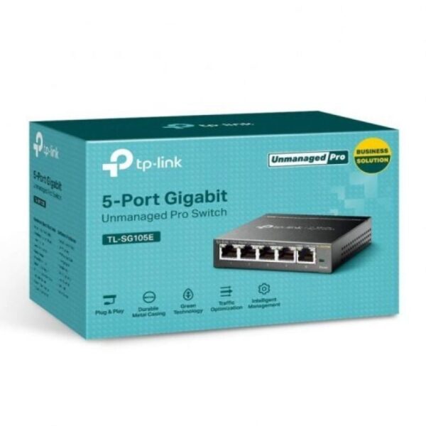 Switch TP-Link Easy Smart TL-SG105E 5 Puertos/ RJ-45 10/100/1000 - Imagen 3