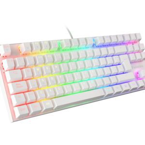 TECLADO GAMING GENESIS THOR 303 TKL RGB BLANCO MECANICO SWITCH OUTEMU MARRON 5901969432596 NKG-1864