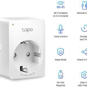 TP-LINK Tapo P100 enchufe inteligente Blanco 2990 W 6935364072766 | P/N: TAPO P100(2-PACK) | Ref. Artículo: 1337677