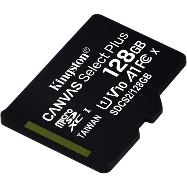 Tarjeta de Memoria Kingston CANVAS Select Plus 128GB microSD XC/ Clase 10/ 100MBs - Imagen 2