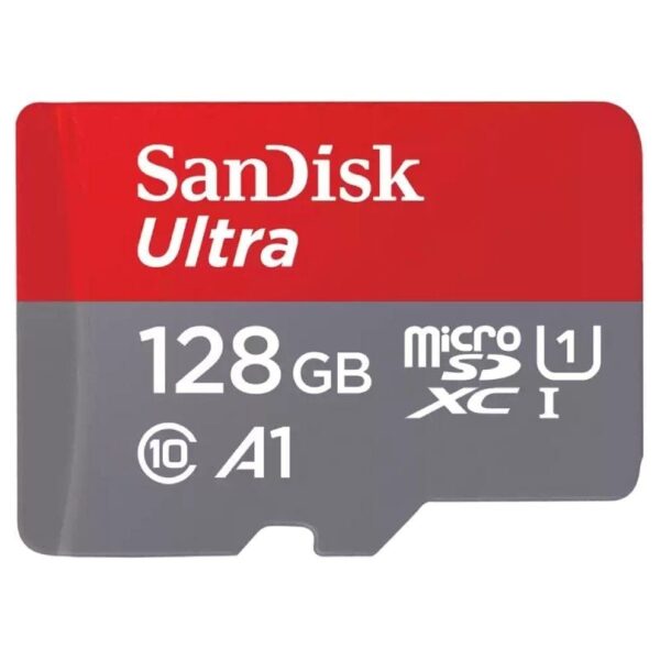 Tarjeta de Memoria SanDisk Ultra 128GB microSD XC con Adaptador/ Clase 10/ 140MBs - Imagen 2