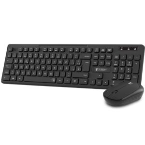 Teclado y Ratón Inalámbrico Subblim Combo Business Slim CSSW10/ Negro 8436586742379 SUBKBC-CSSW10 SUB-TEC COMBO BUS SLIM INAL