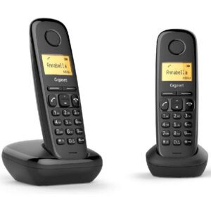 Teléfono Inalámbrico Gigaset A270/ Pack DUO/ Negro 4250366850795 L36852-H2812-D201 GIGA-TEL A270 DUO BK