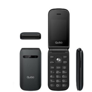 Teléfono Móvil Qubo X-209BKMKII para Personas Mayores/ Negro 6944762700812 X-209BKMKII QUB-TEL X-209BKMKII