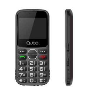 Teléfono Móvil Qubo X-230BKC para Personas Mayores/ Negro 6944762700911 X-230BKC QUB-TEL X-230BKC