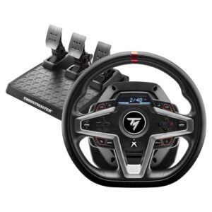 Thrustmaster 4460182 mando y volante Negro USB Volante + Pedales Analógico/Digital PC