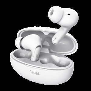 Trust Yavi Auriculares True Wireless Stereo (TWS) Dentro de oído Llamadas/Música USB Tipo C Bluetooth Blanco 8713439251722 | P/N: 25172 | Ref. Artículo: 1386258