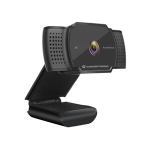 4015867225004 | P/N: AMDIS02B | Cod. Artículo: 100752707 Webcam 2k conceptronic amdis02b 5mp -  usb - 3.6mm  - 30 fps - angulo vision 72º -  enfoque automatico - microfono integrado