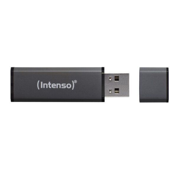 Memoria usb 2.0 intenso alu line 128gb aluminio antracita - Imagen 2