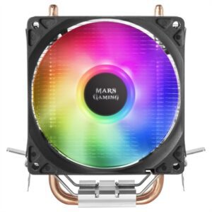 4710562759341 | P/N: MCPUARGB | Cod. Artículo: DSP0000008734 Ventilador disipador cpu mars gaming mcpuargb rgb negro