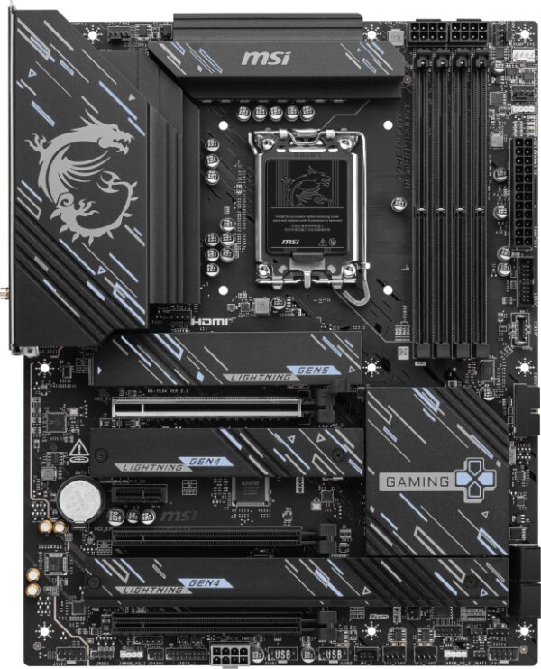 Placa base msi z890 lga 1851 gaming plus wifi atx 4xddr5 - Imagen 2