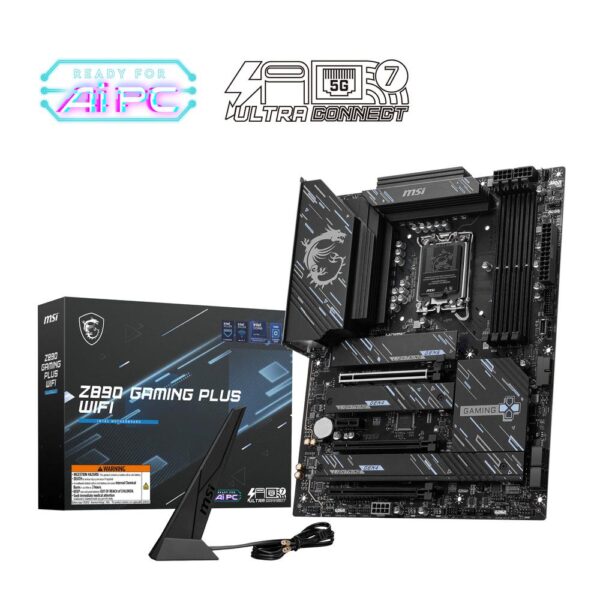 Placa base msi z890 lga 1851 gaming plus wifi atx 4xddr5 - Imagen 6