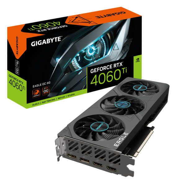 4719331313418 | P/N: GV-N406TEAGLE OC-8GD | Cod. Artículo: DSP0000017937 Tarjeta grafica gigabyte rtx 4060 ti eagel oc  8gb