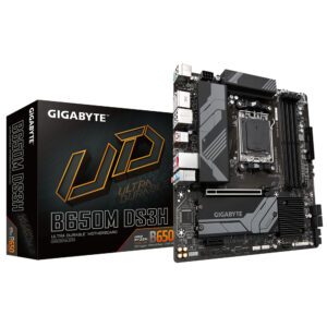 4719331849825 | P/N: B650M DS3H | Cod. Artículo: DSP0000012498 Placa base gigabyte b650m ds3h am5 matx 4xddr5