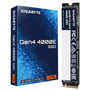 4719331860059 | P/N: G440E1TB | Cod. Artículo: DSP0000028097 Disco duro interno ssd gigabyte 1tb gen4 4000e nvme