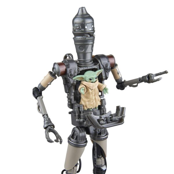 Figura hasbro star wars: the mandalorian the black series ig - 12 & grogu - Imagen 6