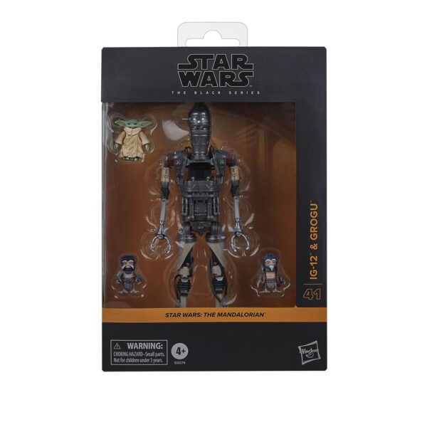 5010996251114 | P/N: G00745L0 | Cod. Artículo: MGS0000023396 Figura hasbro star wars: the mandalorian the black series ig - 12 & grogu