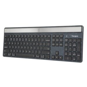 5063194000855 | P/N: AKB868ES | Cod. Artículo: DSP0000027399 Teclado inalambrico targus akb868es ecosmart solar keyboard antimicrobiano bluetooth full size usb - c negro