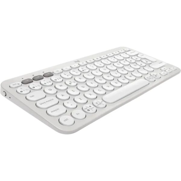 Teclado logitech pebble keys 2 k380s inalambrico blanco - Imagen 2