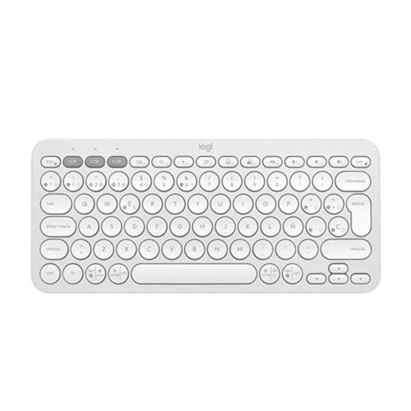 5099206111226 | P/N: 920-011828 | Cod. Artículo: MGS0000018430 Teclado logitech pebble keys 2 k380s inalambrico blanco