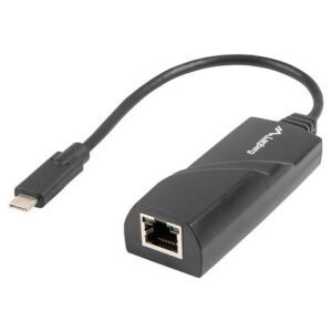 5901969418712 | P/N: NC-1000-02 | Cod. Artículo: DSP0000009311 Adaptador lanberg usb tipo c 3.1 macho -  ethernet rj45 hembra -  0.15m