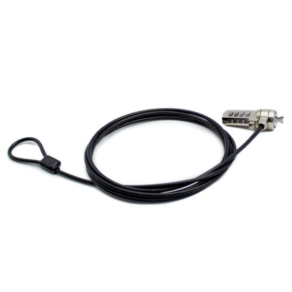 Cable seguridad para portatil nilox combinacion 4 digitos 1.5m - Imagen 2