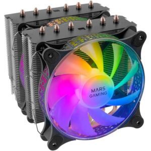 8435693102649 | P/N: MCPUXT | Cod. Artículo: DSP0000014765 Ventilador disipador cpu mars gaming mcpu - xt 120mm argb negro