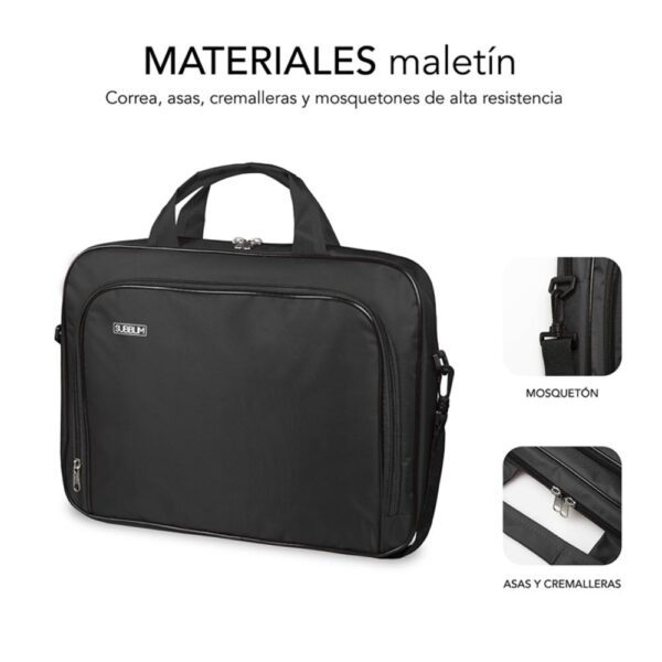 Maletin subblim oxford para portatil 13.3pulgadas - 14pulgadas negro - Imagen 3