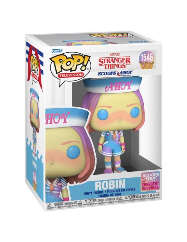 889698799973 | P/N: 79997 | Cod. Artículo: MGS0000023268 Funko pop tv: stranger things robin scoops ahoy