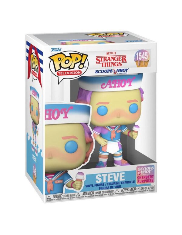 889698799980 | P/N: 79998 | Cod. Artículo: MGS0000023269 Funko pop tv: stranger things steve scoops ahoy