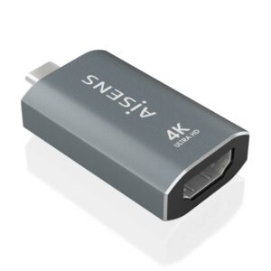 ADAPTADOR CONVERSOR AISENS ALUMINIO USB-C/M A HDMI 4K@60HZ/H GRIS 8435739901151 A109-0862