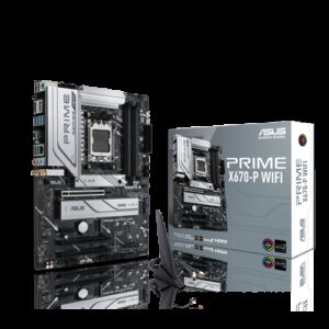 ASUS PRIME X670-P WIFI AMD X670 Socket AM5 ATX 4711081884583 | P/N: 90MB1BV0-M0EAY0 | Ref. Artículo: 1360176