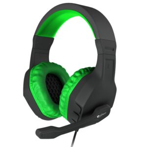 AURICULARES GAMING GENESIS ARGON 200 2.0 MINI JACK NEGRO-VERDE 5901969407372 NSG-0903