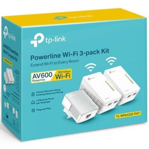 Adaptador Powerline TP-Link WPA4220TKit 500Mbps/ Alcance 300m/ Pack de 3 - Imagen 4