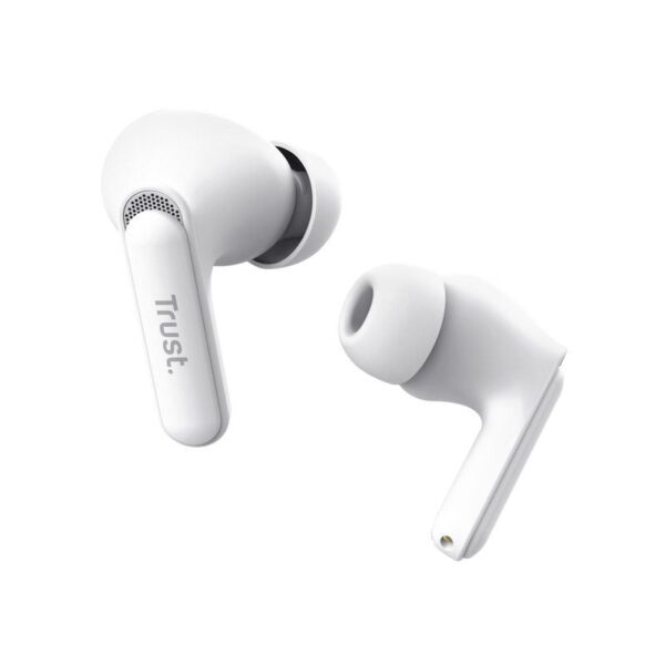 Auriculares Bluetooth Trust Yavi ENC con estuche de carga/ Blancos - Imagen 4