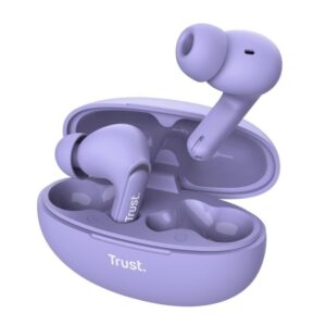 Auriculares Bluetooth Trust Yavi ENC con estuche de carga/ Morados 8713439252972 25297 TRU-AUR EARB YAVI MO