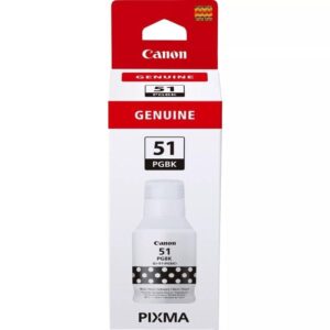 Botella de Tinta Original Canon GI-51/ Negra 4549292169546 4529C001 CAN-BOT GI-51 BK